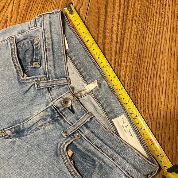 Rag & Bone Dre Capri Blue Jeans - Picture 8 of 11